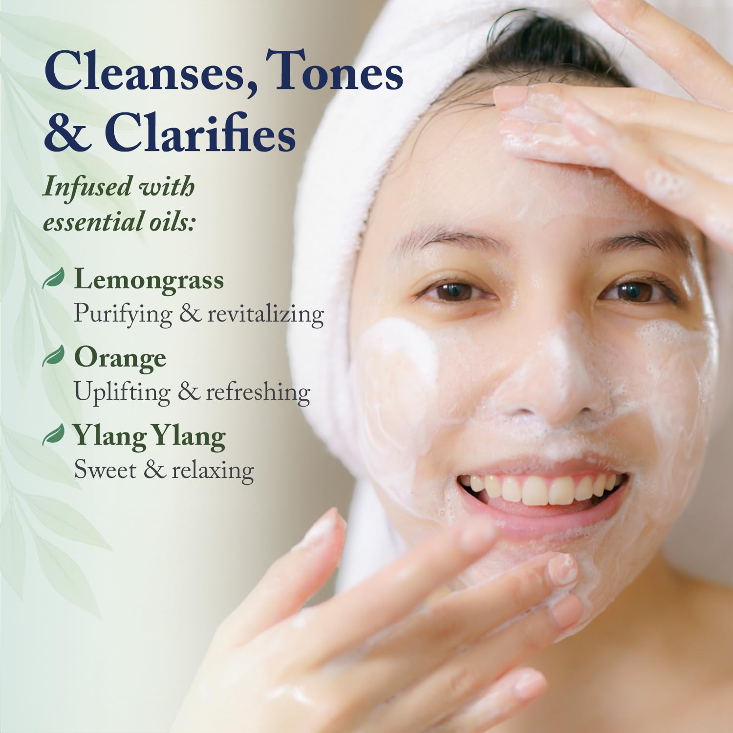 Beauty Without Cruelty AHA Facial Cleanser ingredient list highlights aloe, calendula, lavender for soothing care