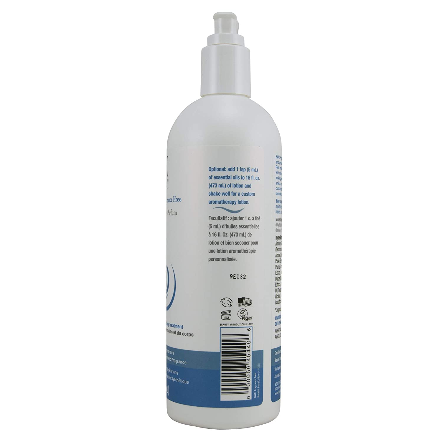 Close-up of fragrance-free lotion texture ready for quick hand and body hydration.