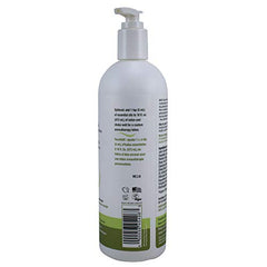 Beauty Without Cruelty hand lotion texture closeup shows creamy emollient feel