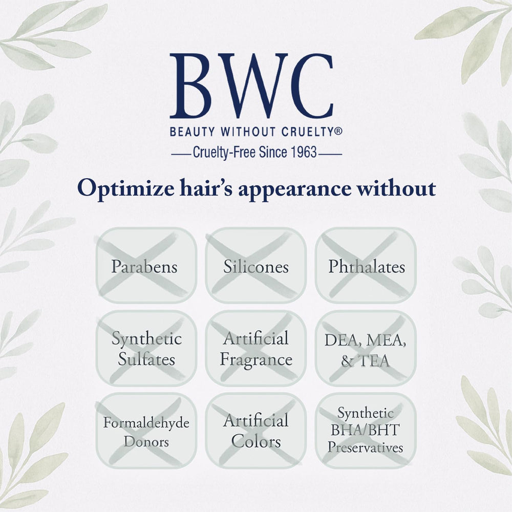 Beauty Without Cruelty set displayed on a shelf for daily self-care.