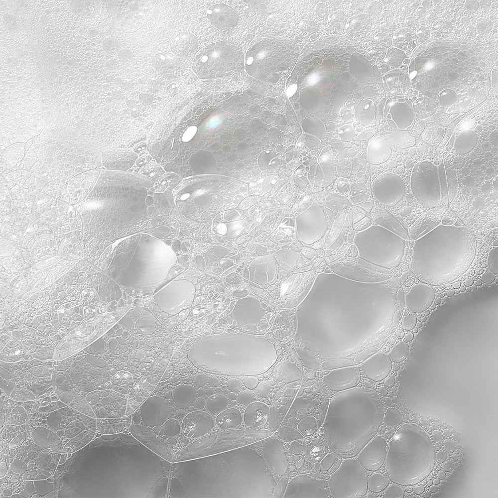 BeautyBio The Balance applied to damp skin for gentle cleansing