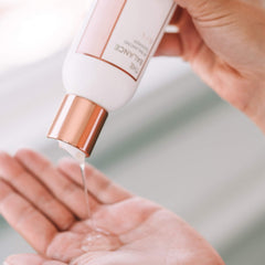 BeautyBio The Balance packaging highlights fragrance-free design and skin-friendly pH