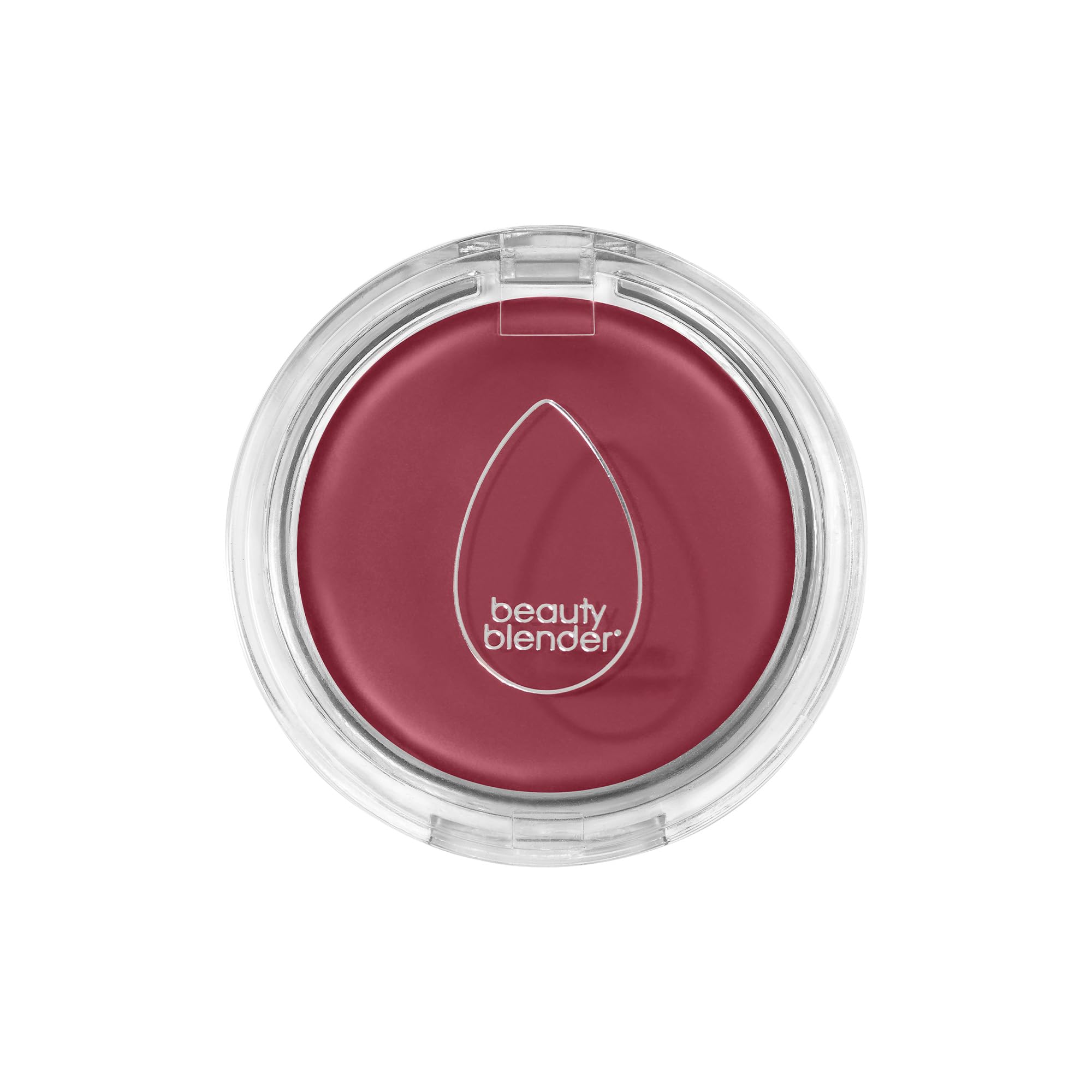 Beautyblender Bounce Liquid Whip Cream Blush Blissful Berry jar showing dewy, buildable color.