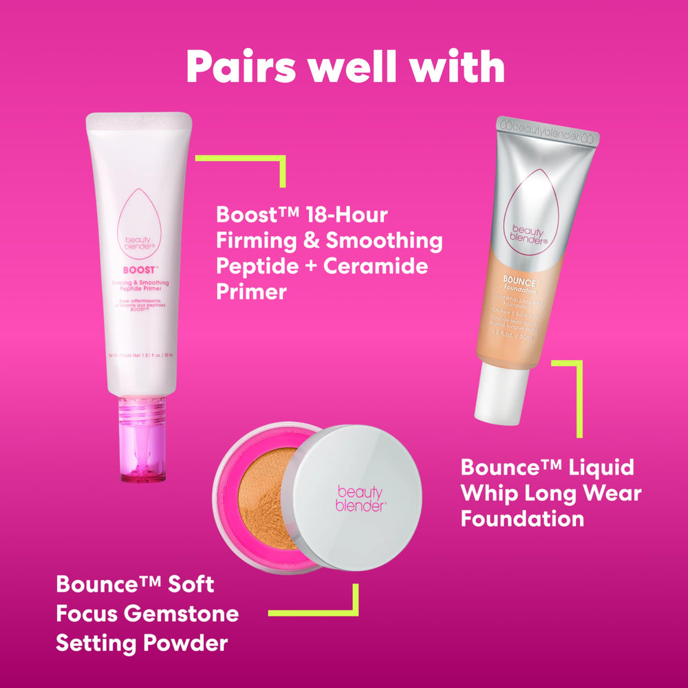 Beautyblender Bounce Liquid Whip foundation hyaluronic acid infusion supports hydrated skin