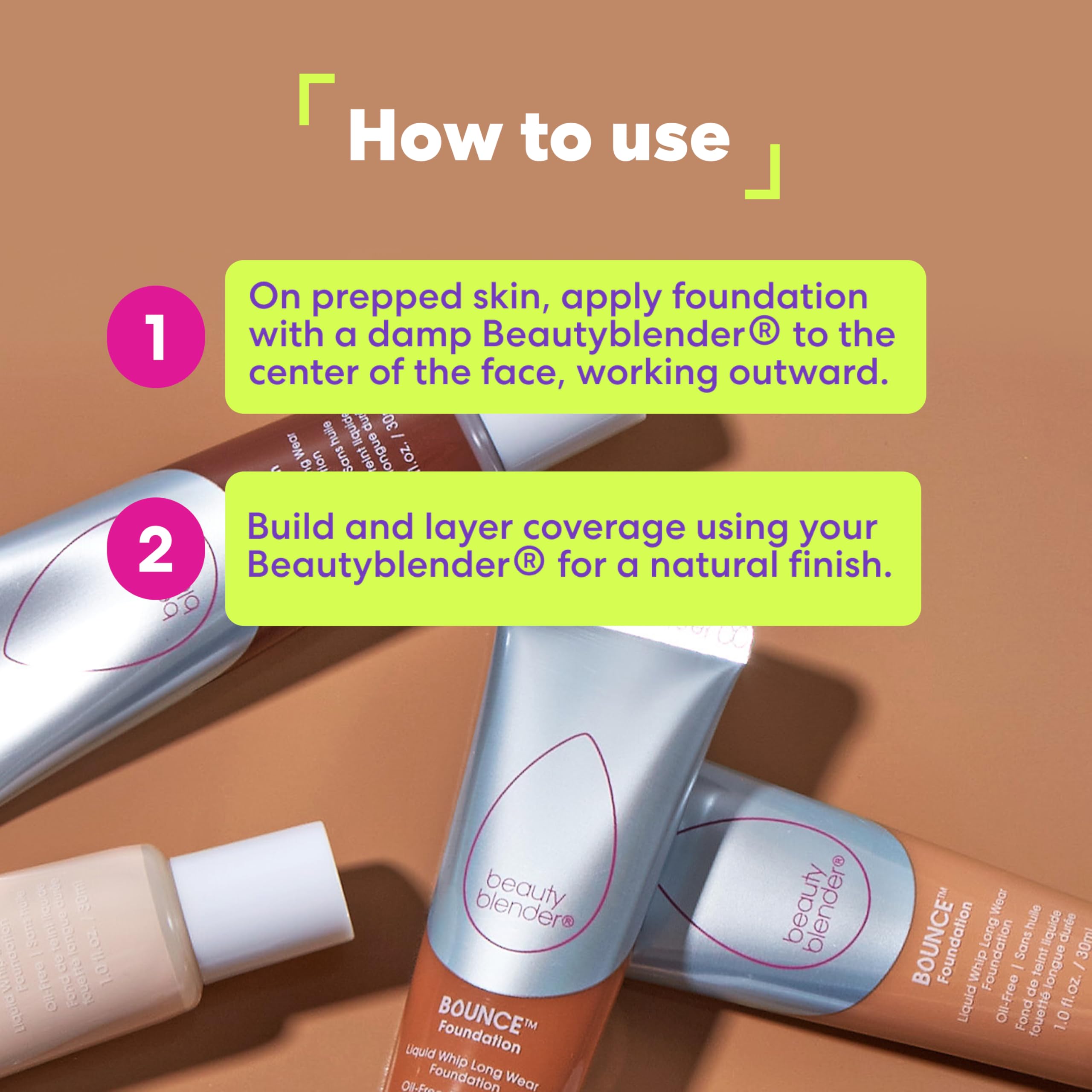 Beautyblender Bounce finish on cheek shows oil control and balance