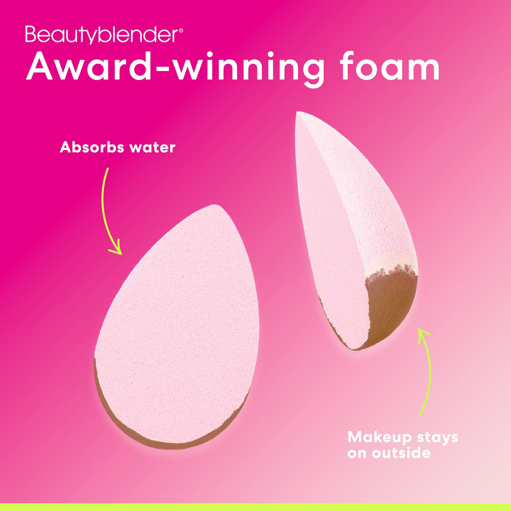 Beautyblender Bubblegum sponge vegan and cruelty-free beauty tool