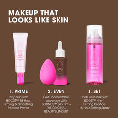 Beautyblender Deep-1 lightweight texture feels weightless on skin.