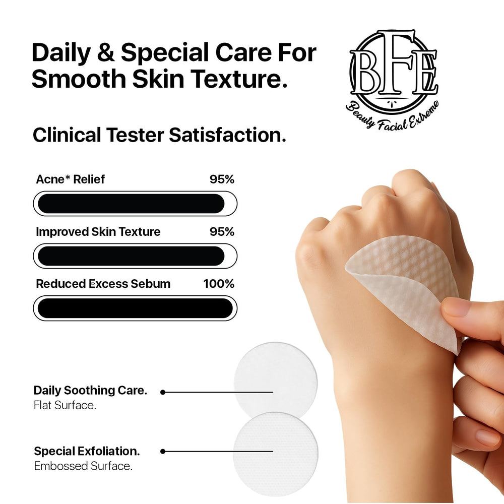 Beauty Facial Extreme Acne Pad box and sachets for convenient nightly use.