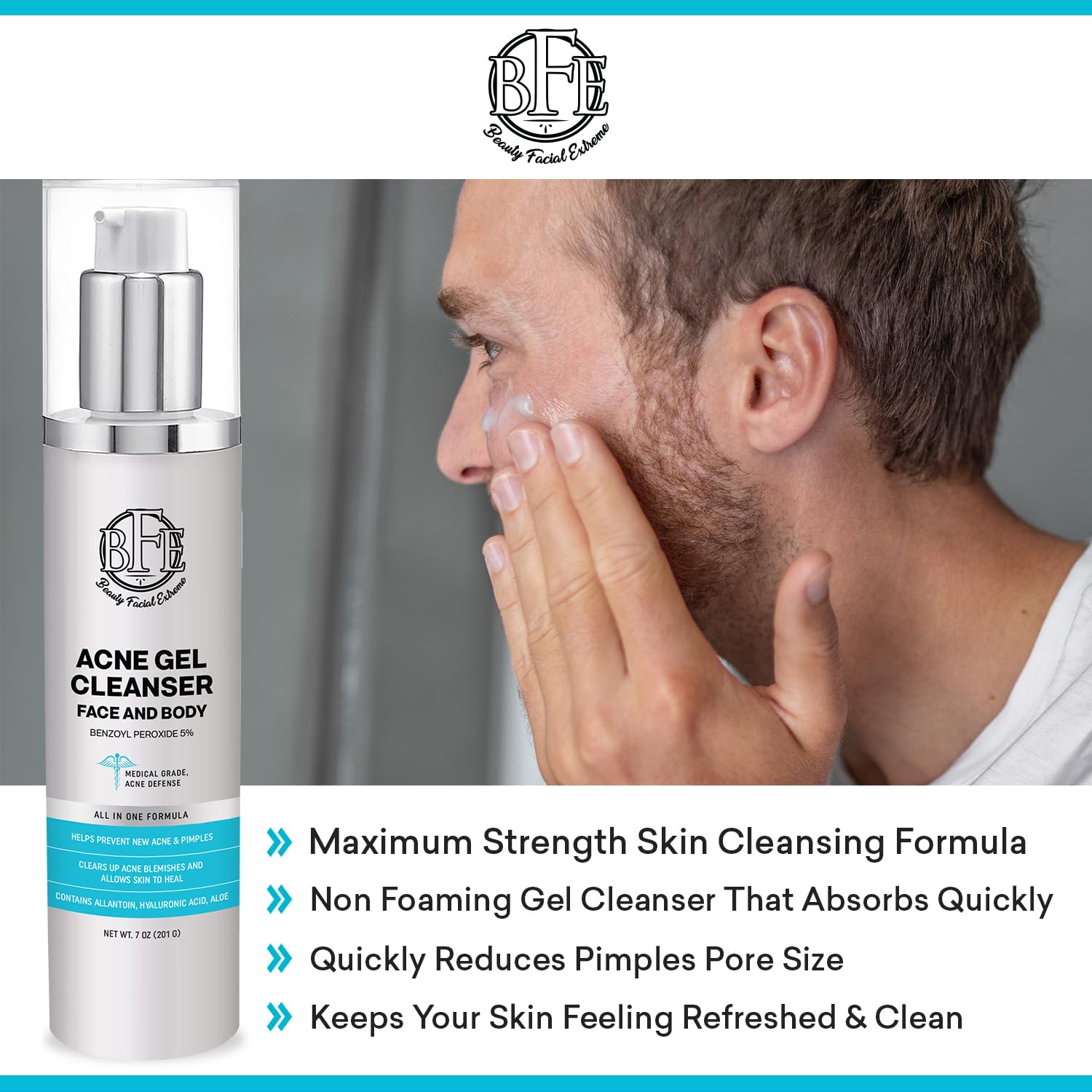 Beauty Facial Extreme oil-control-cleansing shows reducing excess oil for fresh skin.