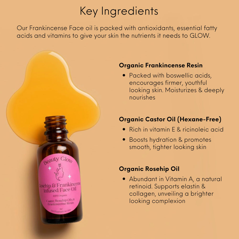 Beauty Glow resin infused oil dropper enables precise application