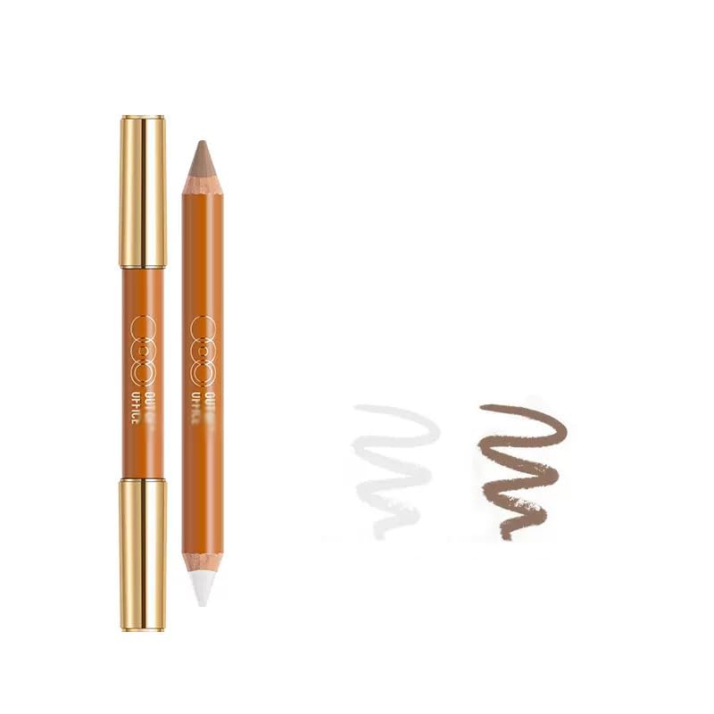 BeautyMall 1PC double-ends contour pencil showing parallel ends for defined dimensions