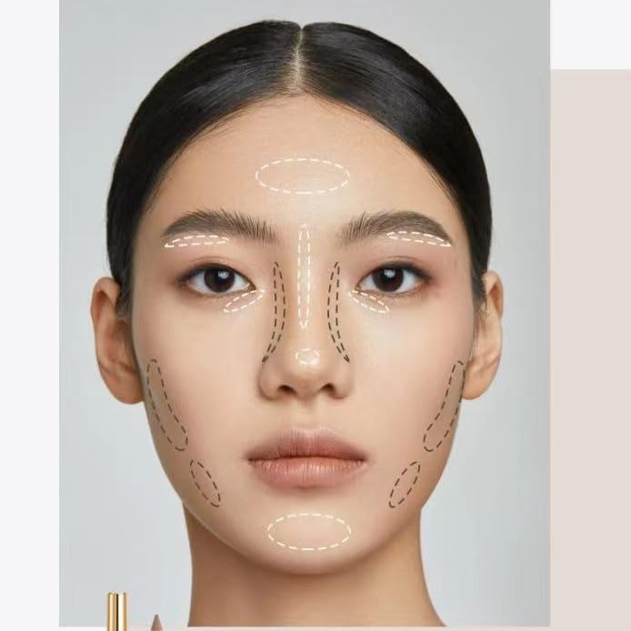BeautyMall nude-gray contour end swatch demonstrating natural dimension