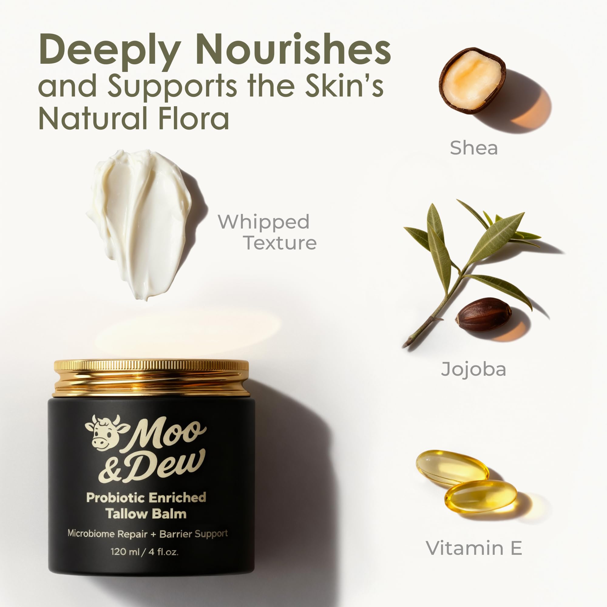 BeautyOnBoard grass-fed pasture-raised tallow jar for clean ingredients