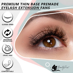 BeautyPros 5D mixed tray highlights versatility for dramatic lash styling.