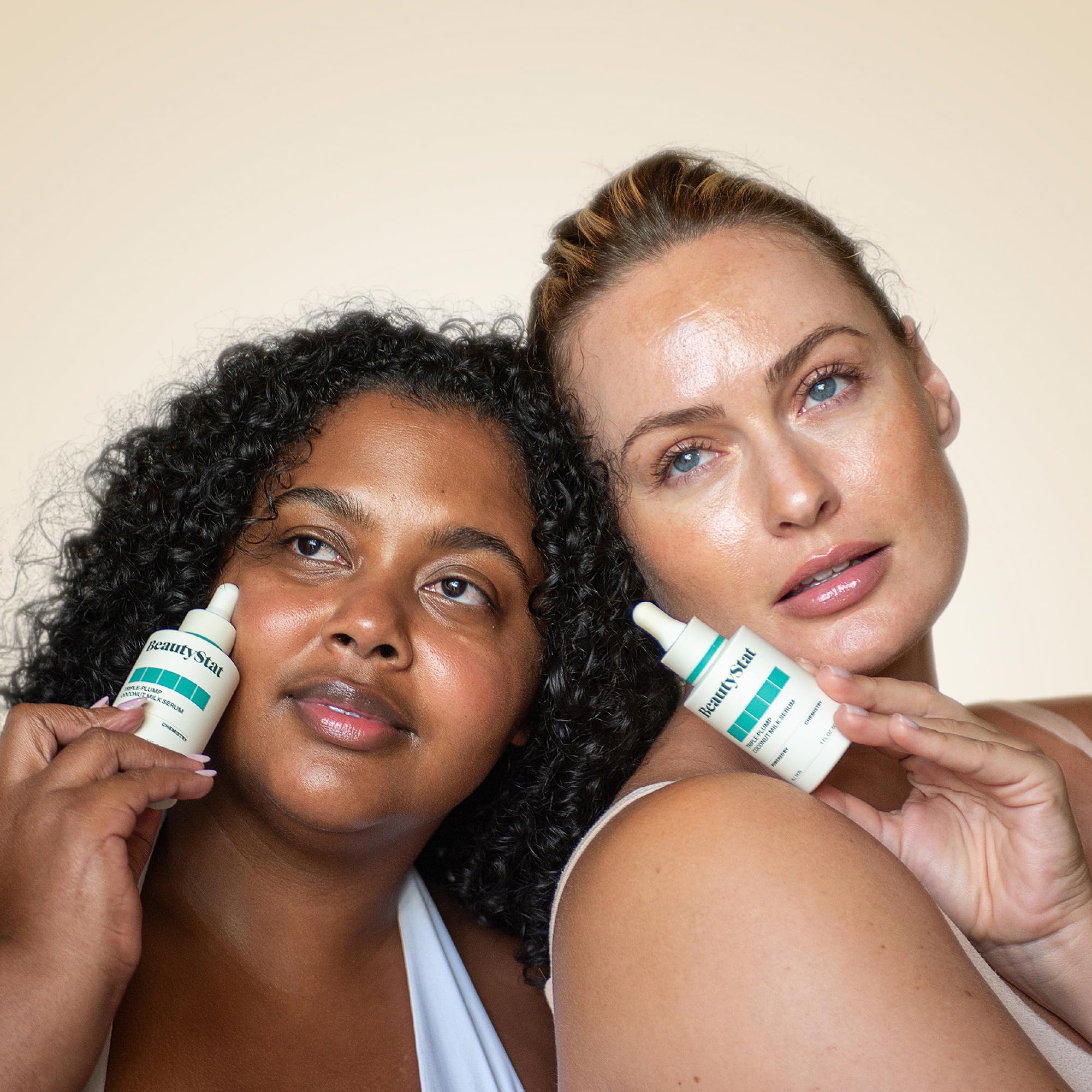 BeautyStat Coconut Milk Serum ingredients label highlights clean, cruelty-free formulation