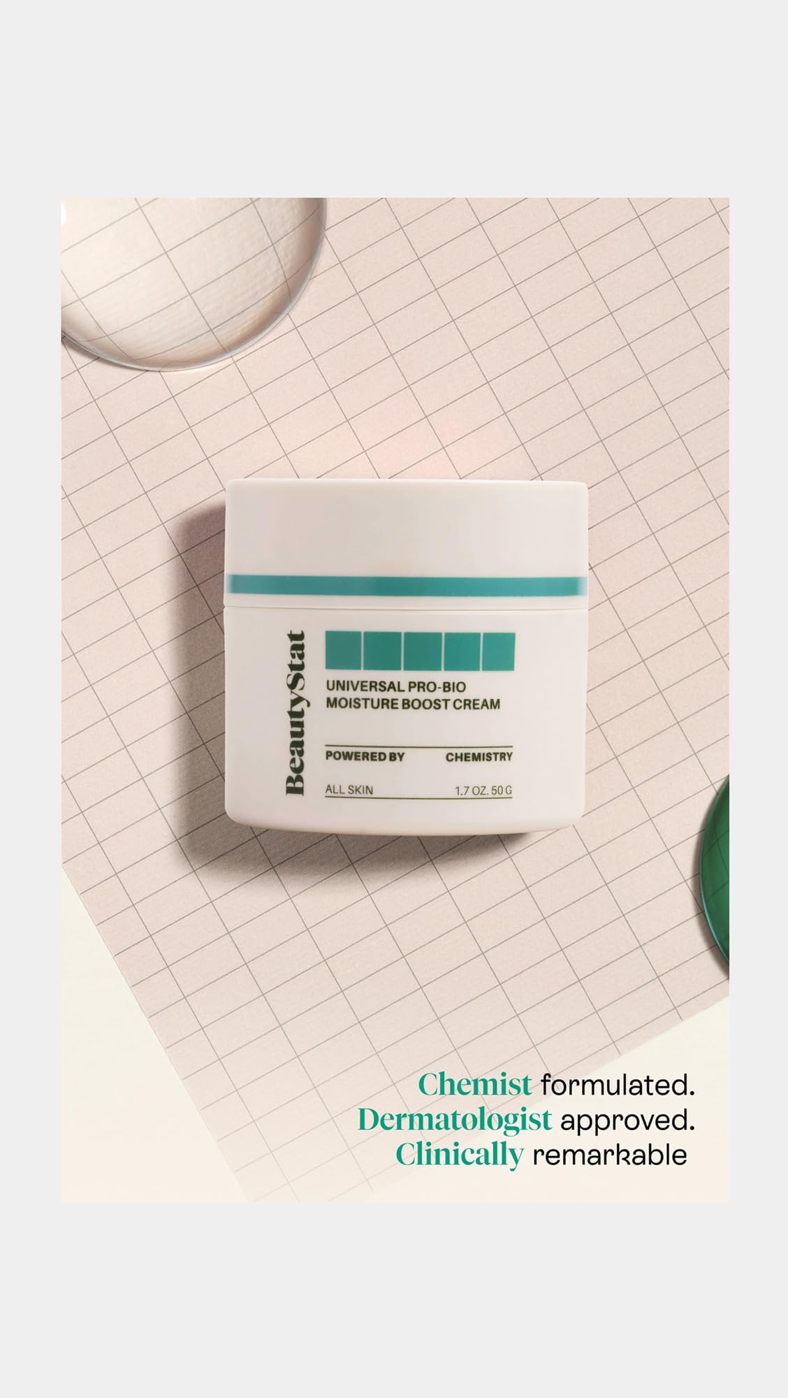 BeautyStat cruelty-free Leaping Bunny logo on packaging.