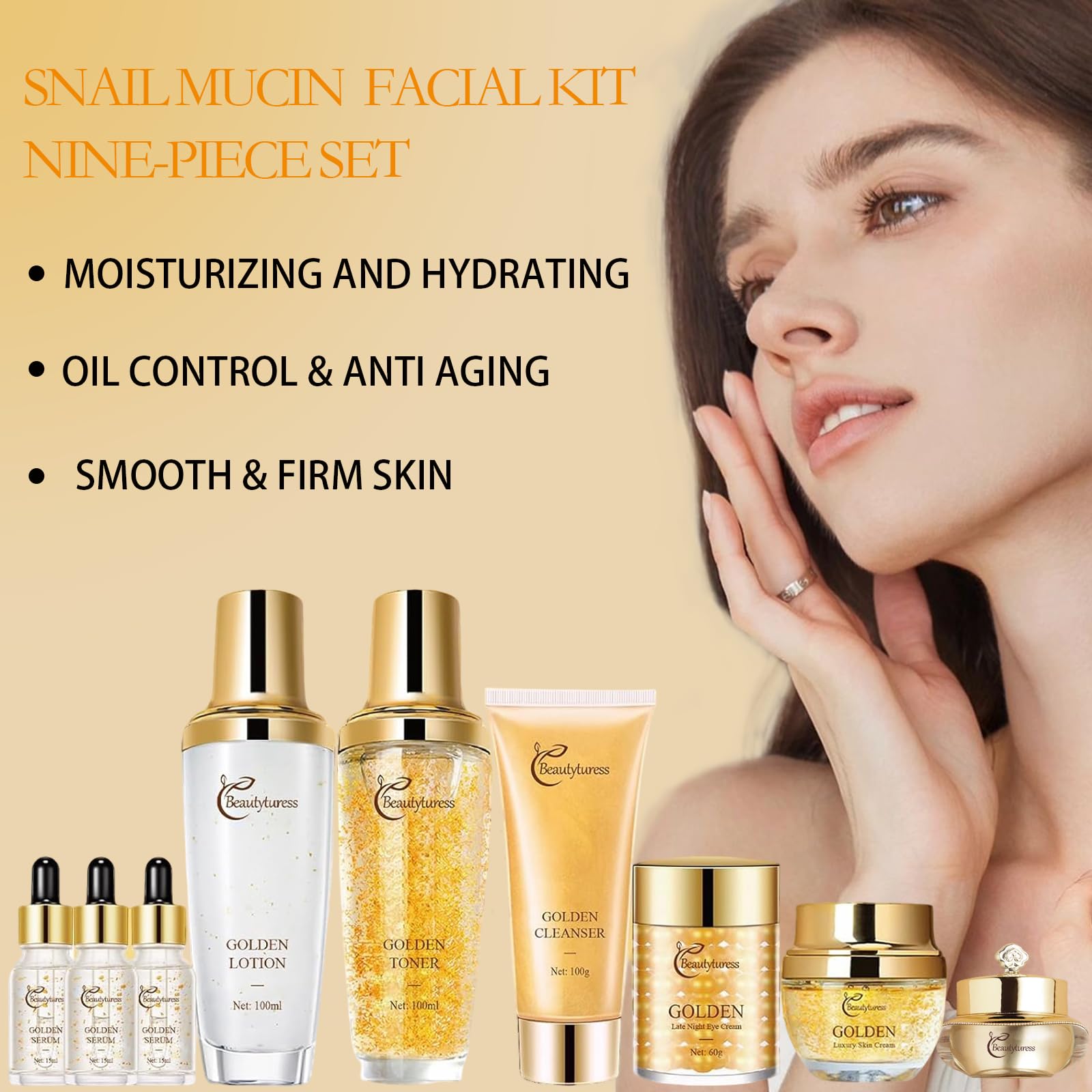 BEAUTYTURESS snail mucin essence focus on moisture delivery