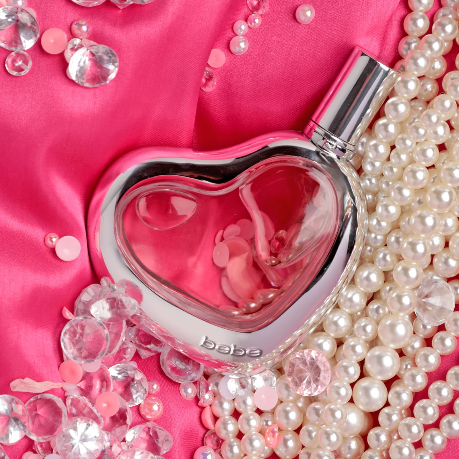 Bebe Silver on skin delivers a gentle, lasting scent.