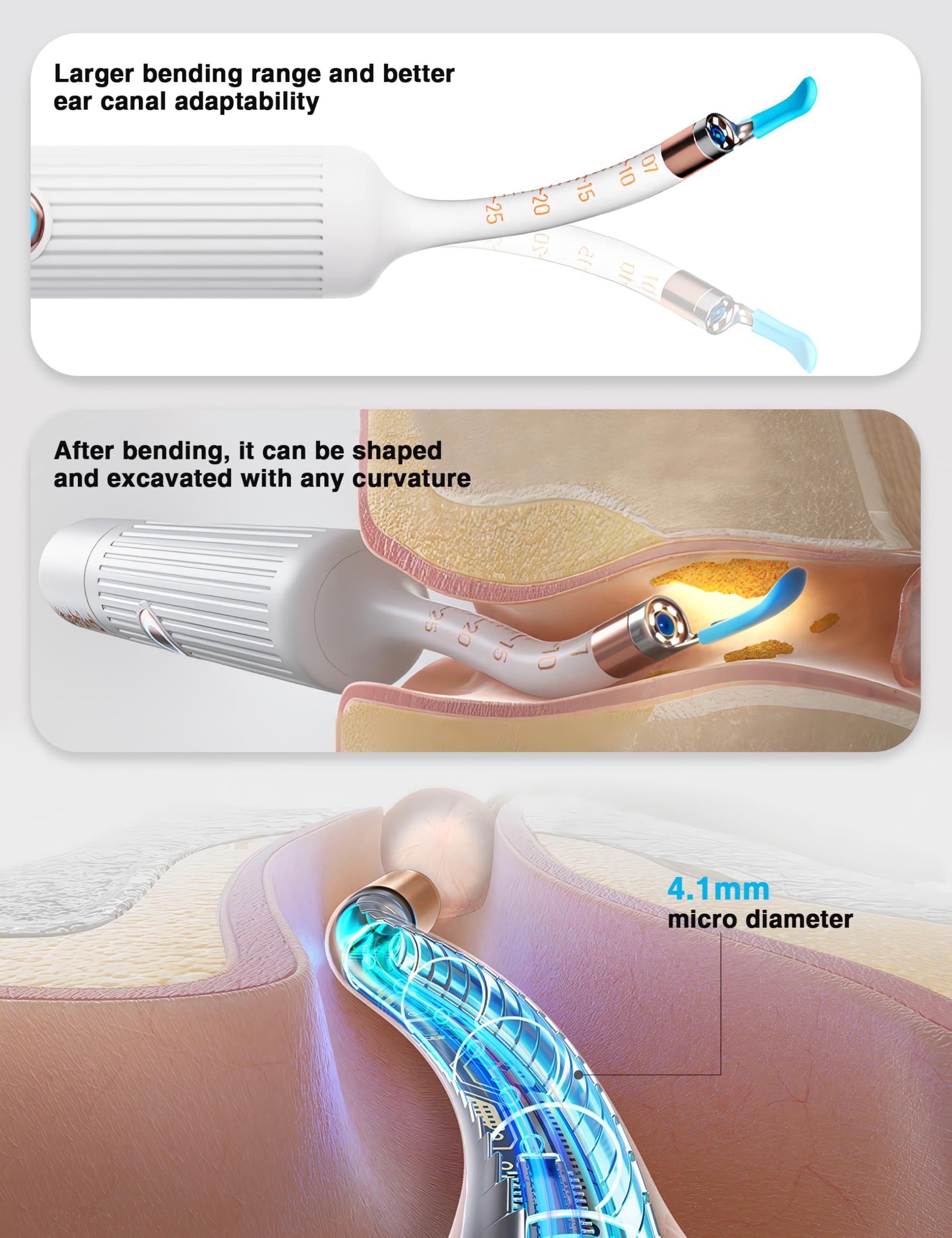 BEBIRD Earsight Plus silicone ear picks for gentle removal