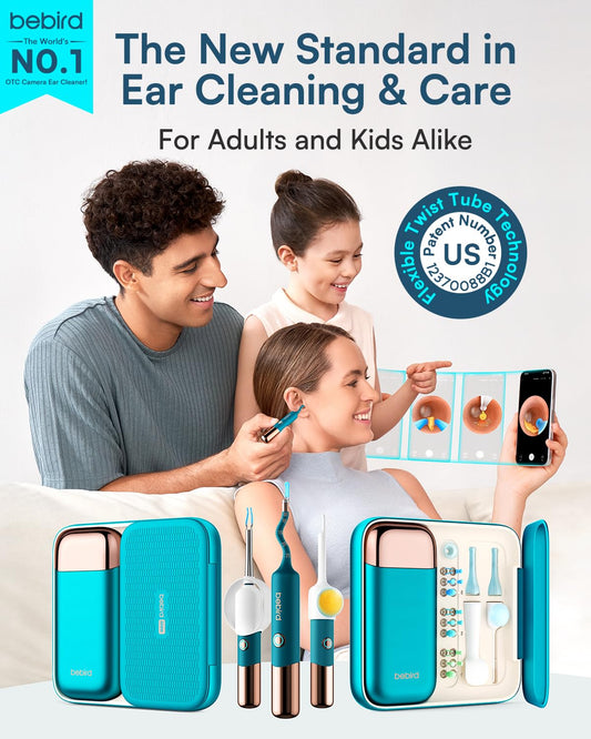 BEBIRD Earsight Ultra soft silicone ear scoops enable gentle, comfortable cleaning