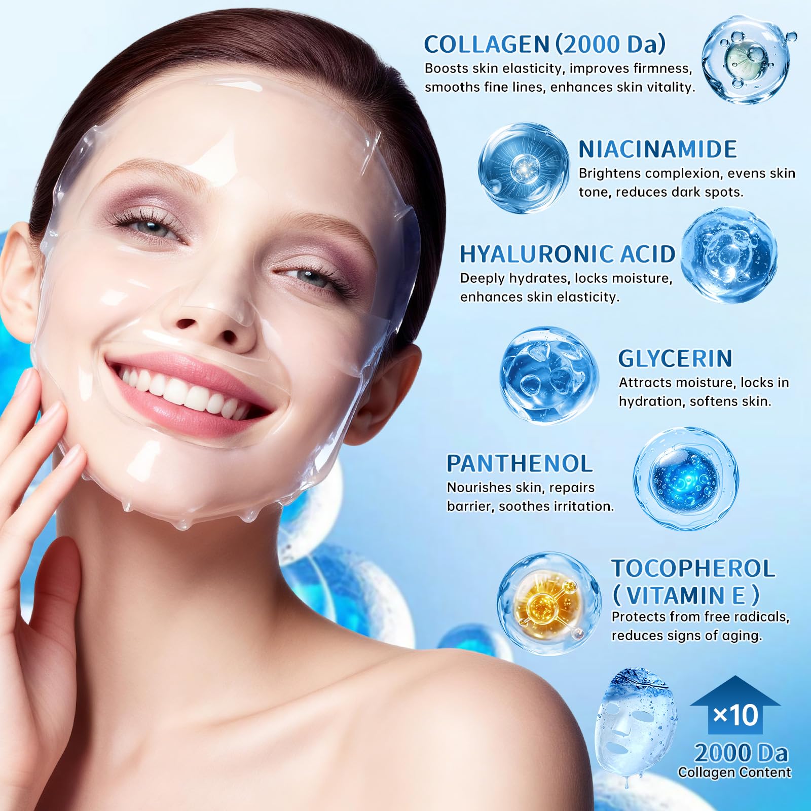 BECHOICEN toner bottle close-up, balances pH and preps skin for care
