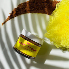 Becky walnut scrub body care routine supports healthier skin over time