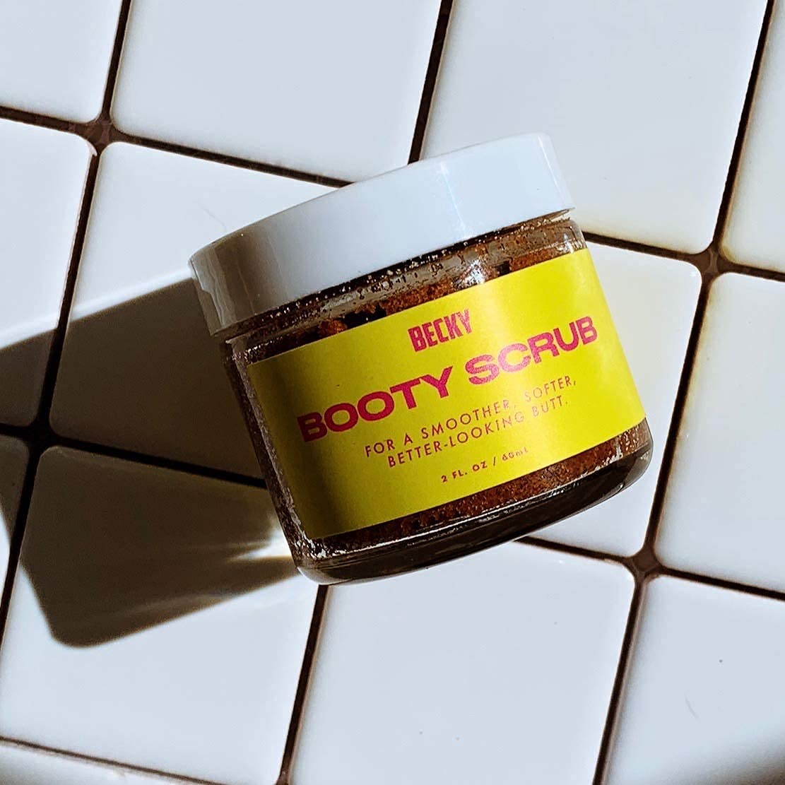 Becky walnut scrub exfoliating particles refine texture for a smoother finish