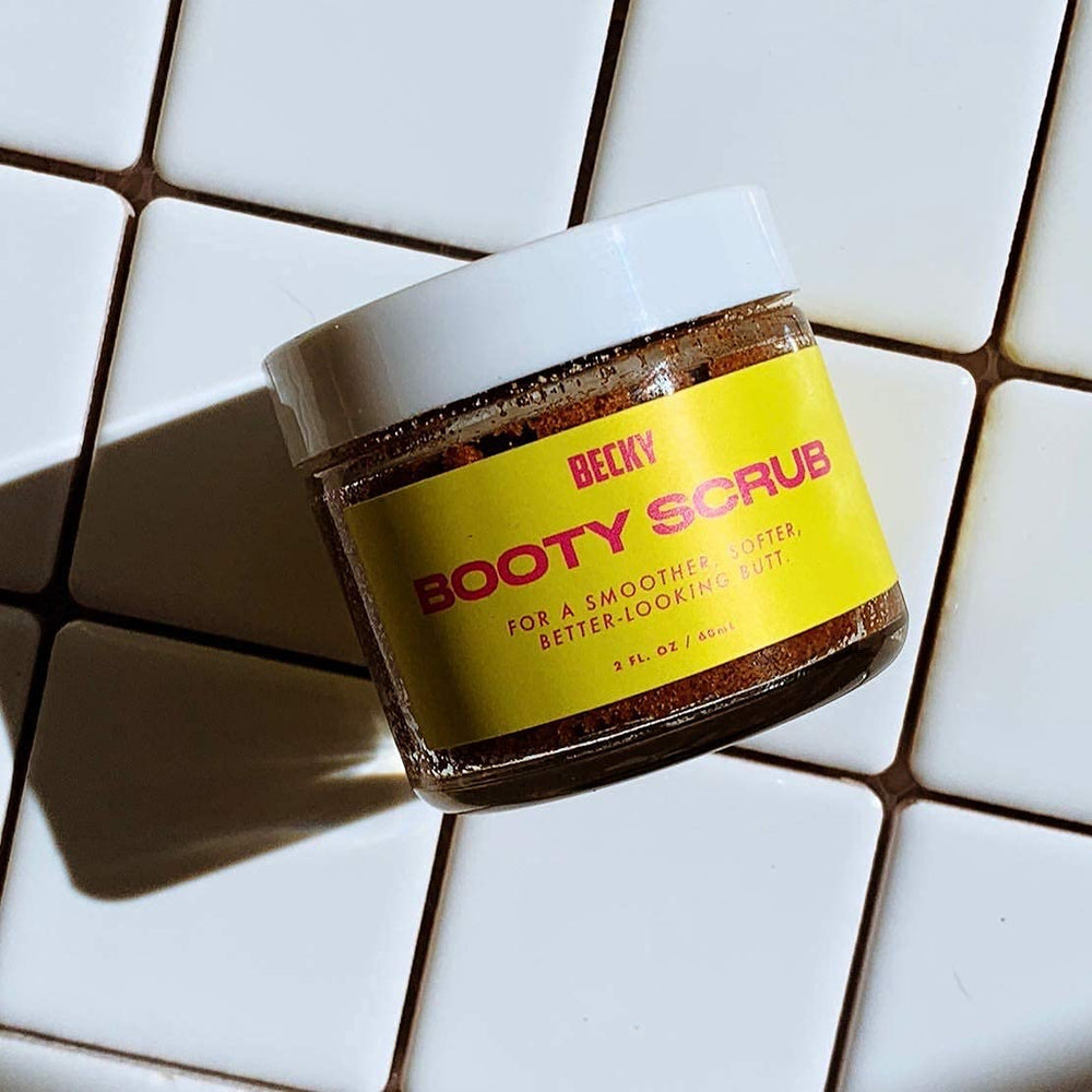 Becky walnut scrub exfoliating particles refine texture for a smoother finish