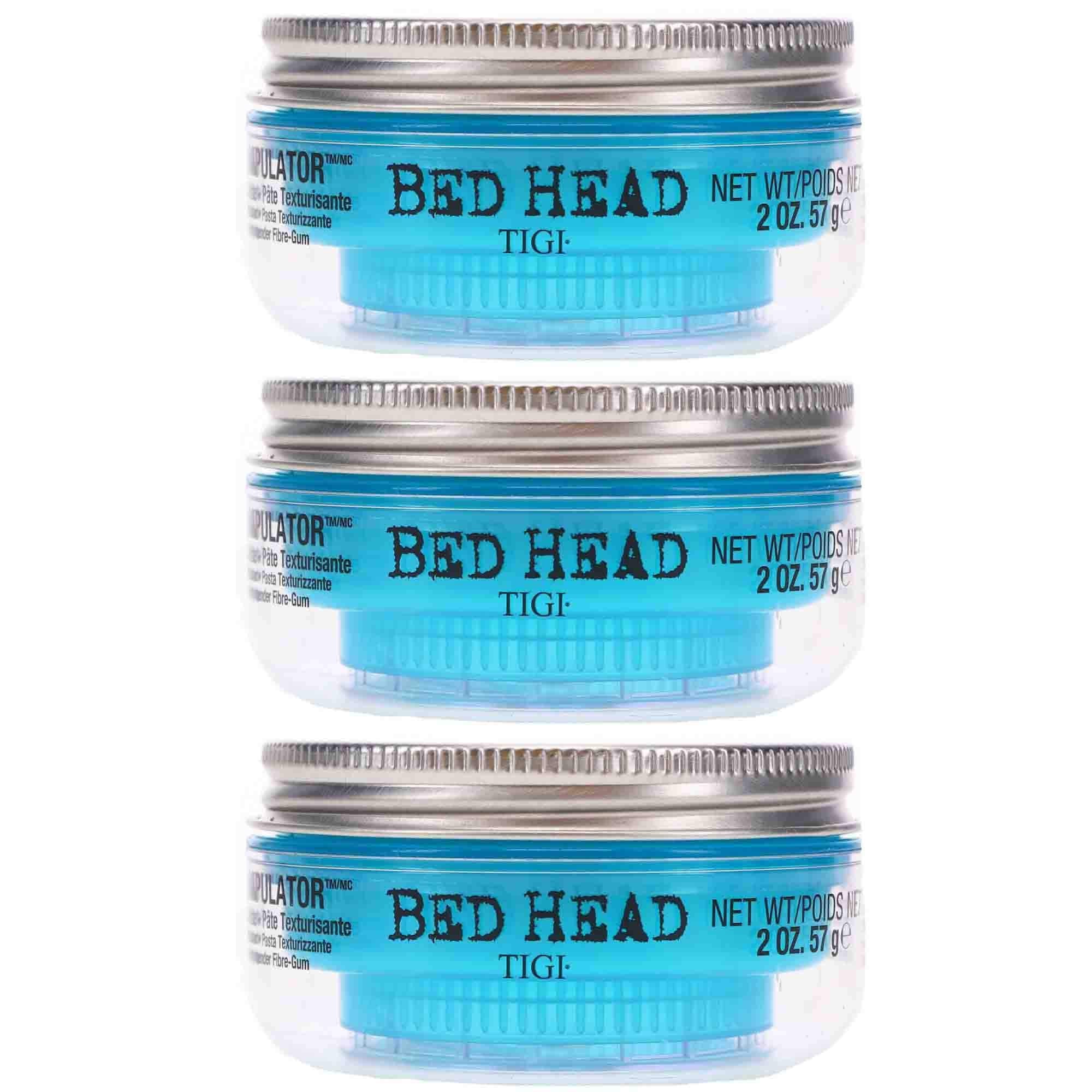 Bed Head Manipulator bottle showing firm hold and texture benefits