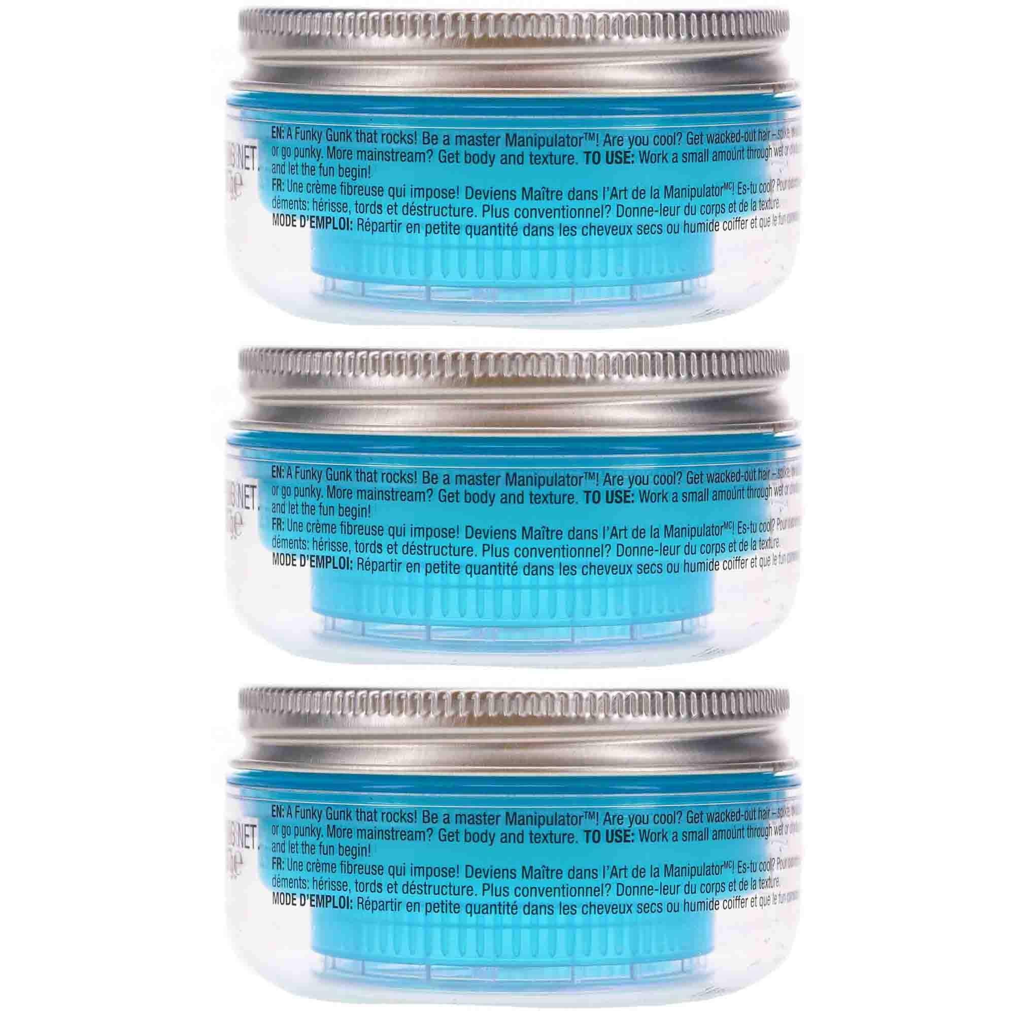 Bed Head Manipulator reduces frizz and humidity impact with strong hold