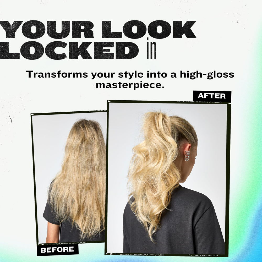 Bed Head Masterpiece Hairspray used on dry hair to set styles