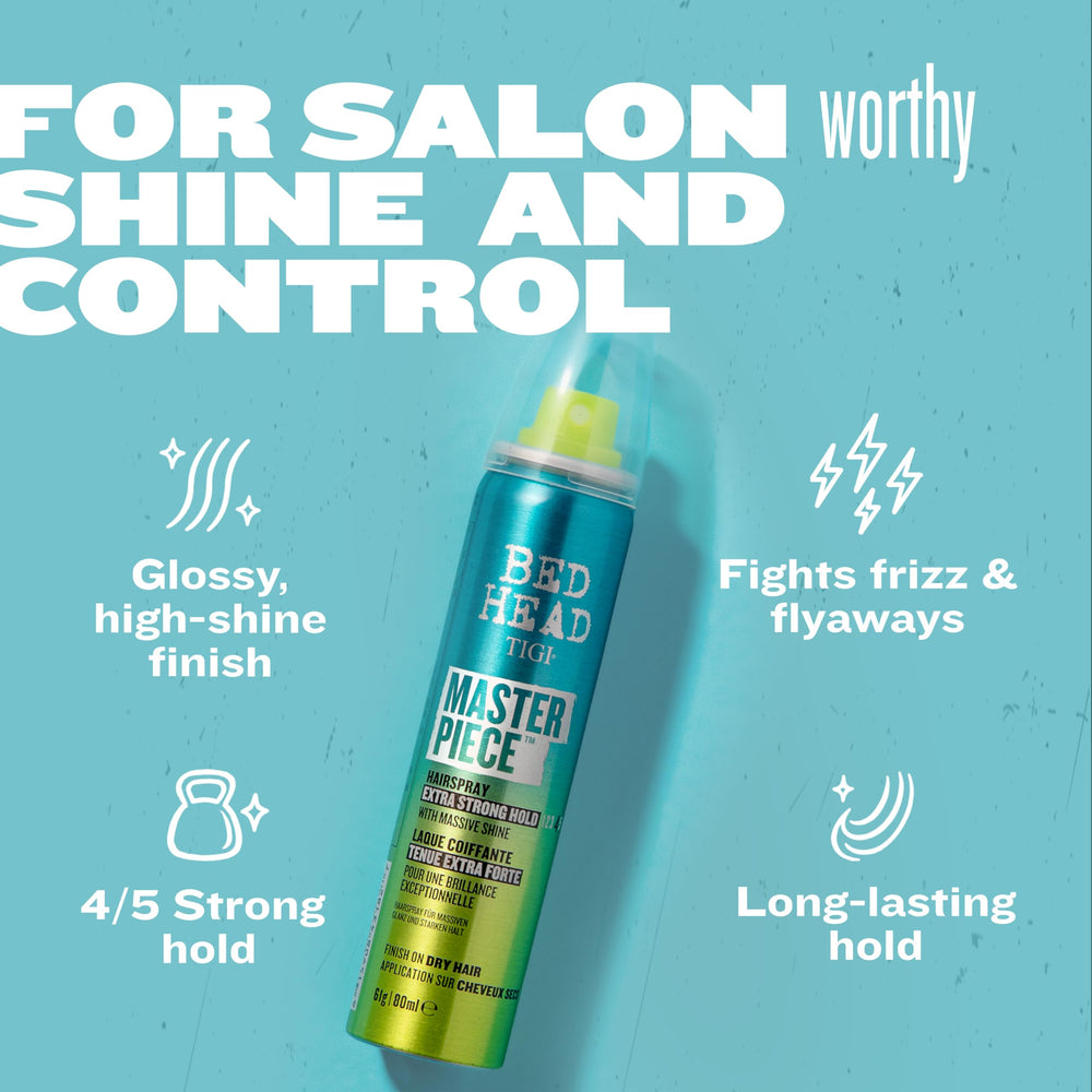 Bed Head Masterpiece Hairspray enabling edgy to elegant looks
