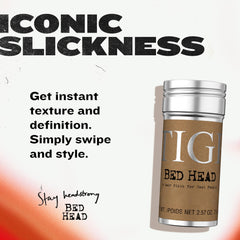 Bed Head TIGI Hair Stick glide application for precise texture control.