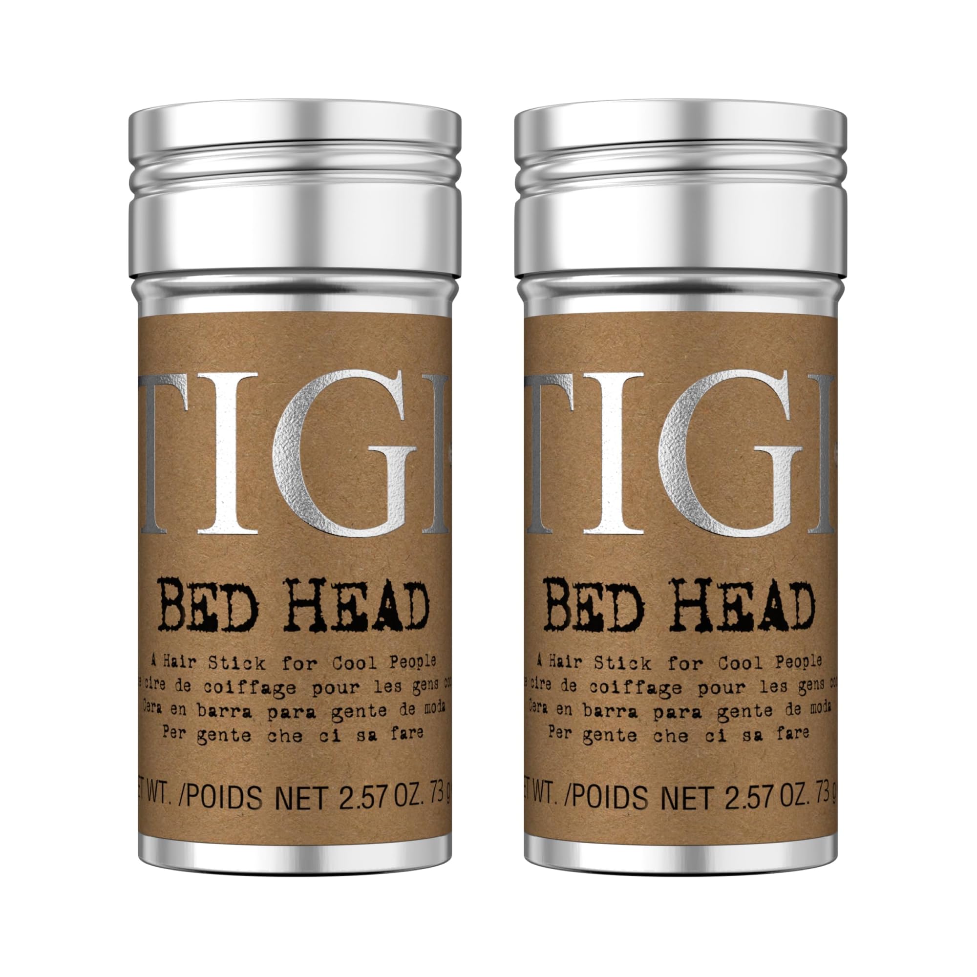 Bed Head TIGI Hair Stick compact pack for on-the-go styling and touch-ups.