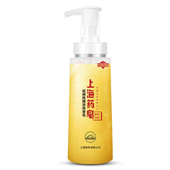 Bee & Flower sulfur soap bottle for daily head to toe cleansing and exfoliation