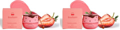 Bee Balm Original lip balm strawberry honey pot hydrates dry lips for comfort.