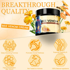 Bee Venom Advanced Joint Gel being applied for targeted comfort.