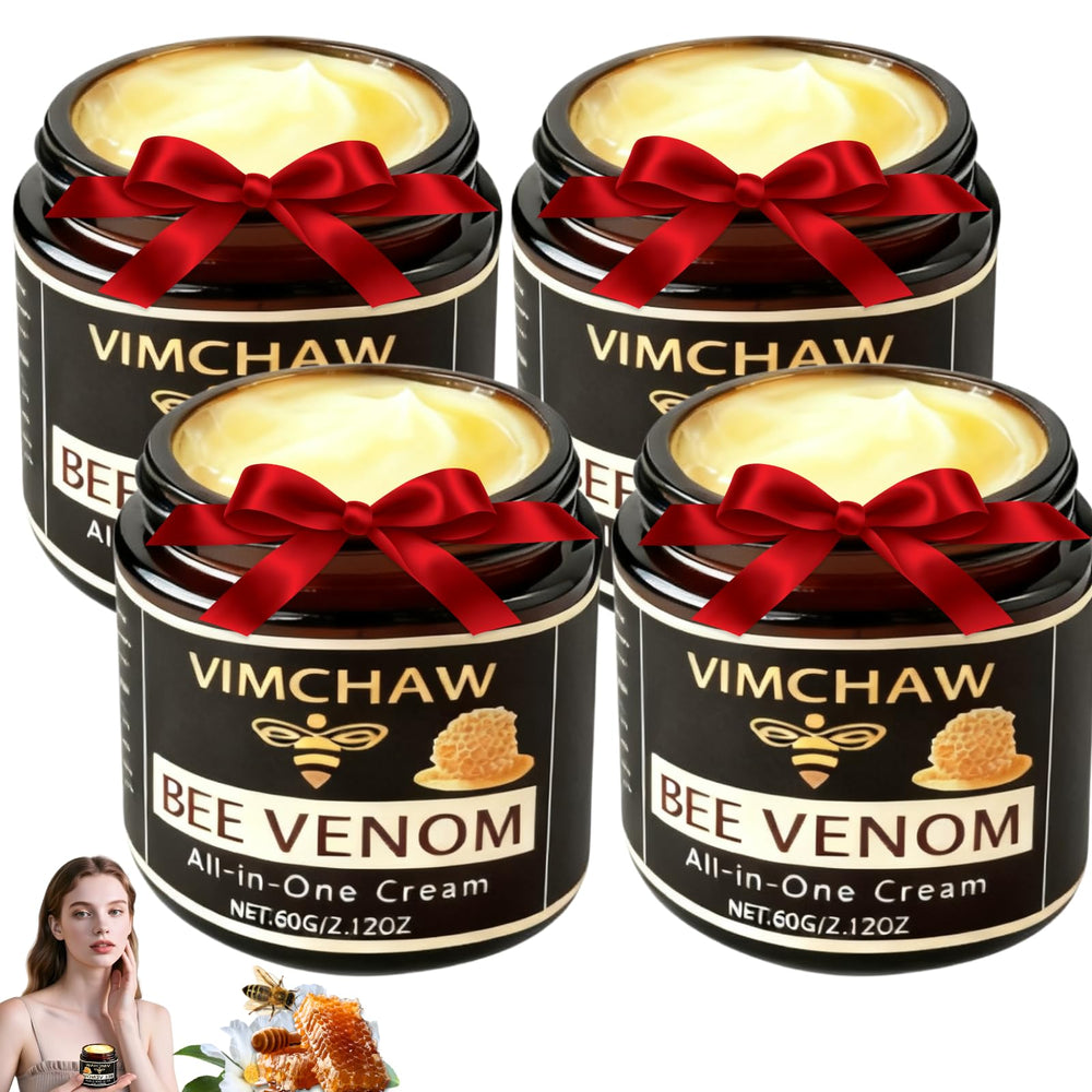 Bee Venom Skin Revitalizing Cream bottle close-up highlighting premium firming benefits