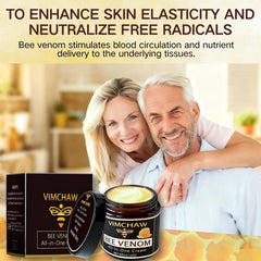 Silky-soft skin after using Bee Venom Cream