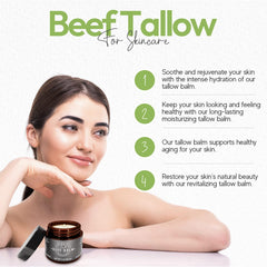 Beef Balm suitable for face, hands, and body care routines