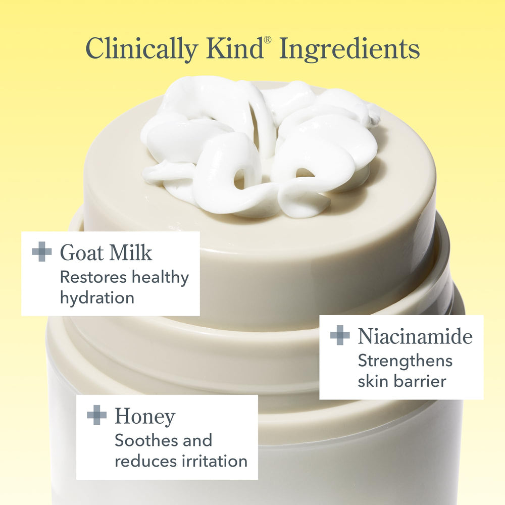 Beekman 1802 Bloom Cream packaging on display for skincare routine.