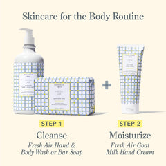Beekman 1802 Cruelty-free logo signals ethical, fragrance-light care.
