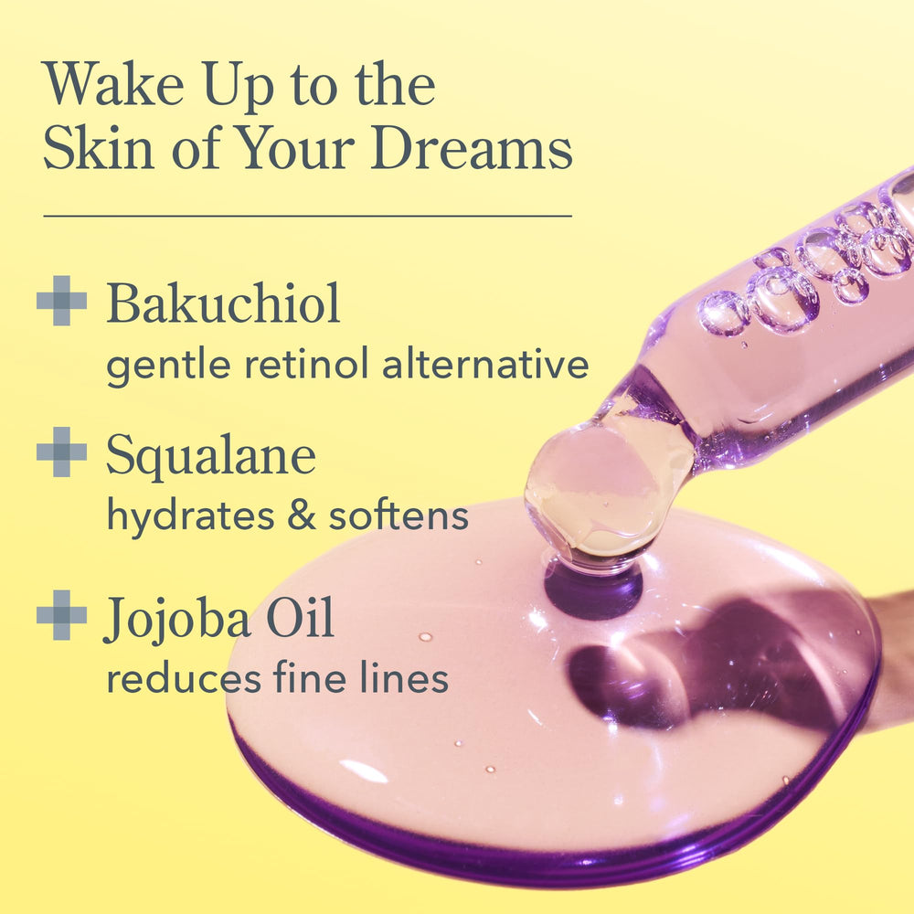 Beekman 1802 serum dropper-dispense delivers precise, small doses for night-time use