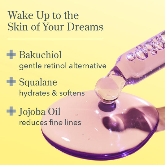 Beekman 1802 Dream Booster serum dropper for precise nightly application.