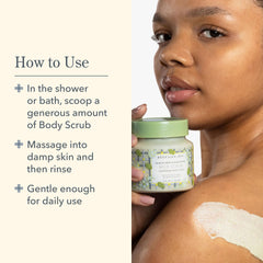 Beekman 1802 after-use skin appears balanced and moisturized