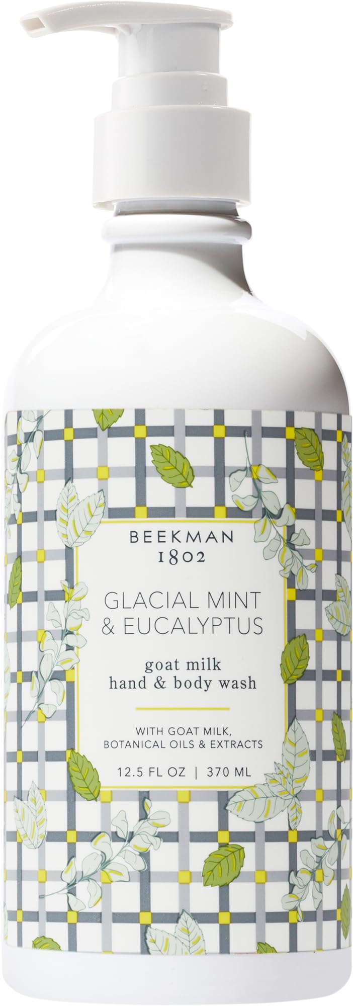 Beekman 1802 Goat Milk Hand Wash with Glacial Mint bottle-pump for refreshing cleansing