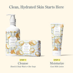 Beekman 1802 jojoba oil detail emphasizes deep moisture during cleansing.