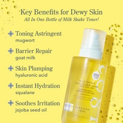 Beekman 1802 Goat Milk Mugwort ingredients balance highlighted.