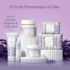 Travel-friendly Beekman 1802 Milk Shake Body Mist Lavender compact bottle