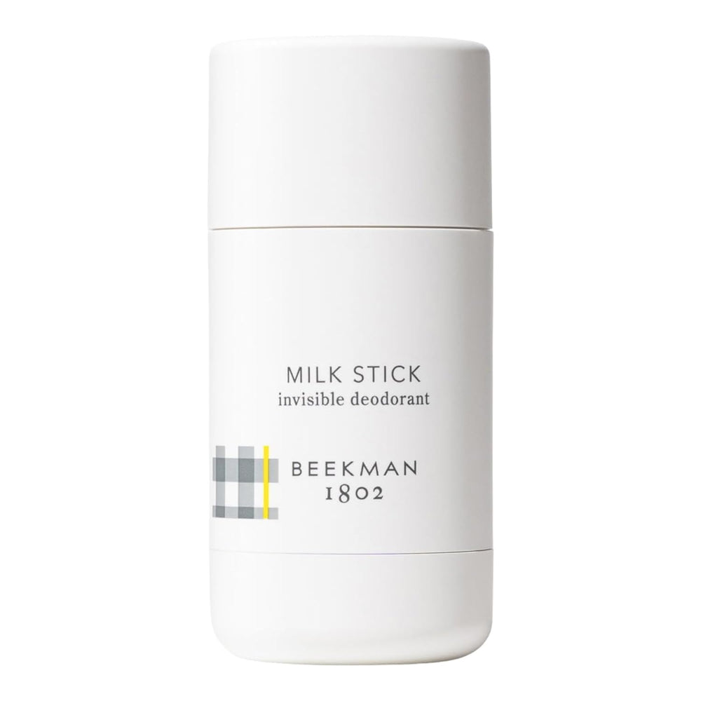 Beekman 1802 Milk Stick packaging shows easy on-the-go freshness.